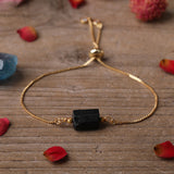 Multiple Prismatic Stone Metal Chain Bracelet – Jewelry Gift Ideas — 17
