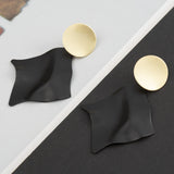 Irregular Geometric Metallic Earrings Exaggerated – Everyday Gifts — 2