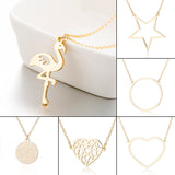 Geometric Minimalist Star Love Pendant Necklace – Jewelry Gift Ideas — 17