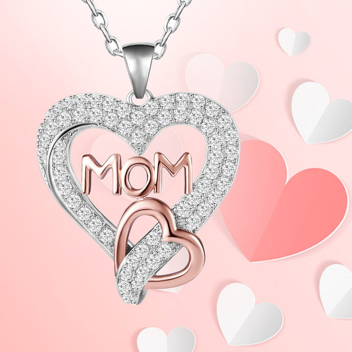 Heart-shaped Diamond Necklace With Color – Jewelry Gift Ideas — 1