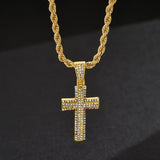 Cross All-match Diamond Pendant Necklace – Jewelry Gift Ideas — 3