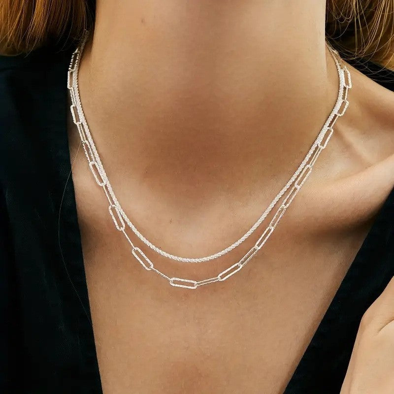 Sparkling Special-interest Design Double Layer – Jewelry Gift Ideas — 1