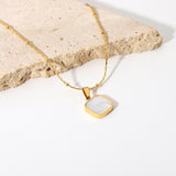 14K Gold Plated Stainless Steel Necklace Ladies – Jewelry Gift Ideas — 5
