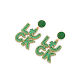 Alloy Diamond-encrusted Lucky English Alphabet – Holiday Gift Ideas — 4