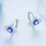 Women's S925 Silver Phalaenopsis Flower Earrings – Gifts for Her — 4