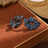 Women's Micro Inlaid Zircon Flower Earrings – Gifts for Her — 10