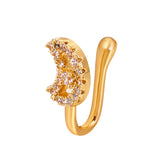 Non-pierced U-shaped Nose Clip Copper Inlaid – Jewelry Gift Ideas — 12