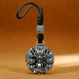 Nine Dragons Playing With Beads Peace Charm – Jewelry Gift Ideas — 4