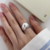 Simple Love Heart-shaped Ring Women's Fashion – Stylish Gifts — 4
