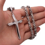Cross Pendant Necklace Cross With 5mm 55cm – Jewelry Gift Ideas — 3