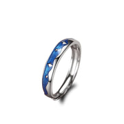Starry Love Sterling Silver 925 Couple Ring – Gifts for Couples — 2