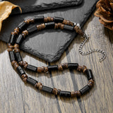 Men's Bohemian Style Simple Wood Piece Coconut – Jewelry Gift Ideas — 15