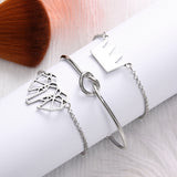 Three-Piece Bow Crown Bracelet Bracelet – Jewelry Gift Ideas — 5