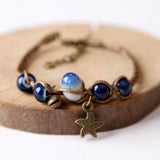Handmade Retro Senshi Style Braided Ceramic Bracelet – Stylish Gifts — 1