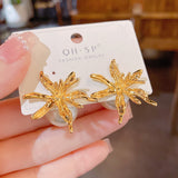 Personalized Cold Style Metal Flower Exaggerated Pearl – Stylish Gifts — 4