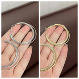 Diamond Simple Bracelet Eardrop Earring Korean – Jewelry Gift Ideas — 3