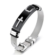 Men's Adjustable Bracelet 3D Cross Stainless – Jewelry Gift Ideas — 6