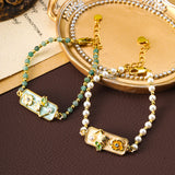 Simple Temperament Oil-spot Glaze Flowers – Jewelry Gift Ideas — 1