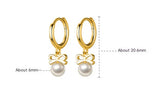 Exquisite Bow Artificial Pearl Earrings – Gift Ideas — 10