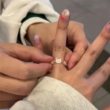 Shell Cat Cute Instagram Niche Couple Pair Ring – Gifts for Couples — 5