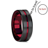 Fashion Personalized Bilateral Frosted Ring – Stylish Gifts — 14