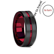 Fashion Personalized Bilateral Frosted Ring – Stylish Gifts — 14