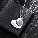 Heart-shaped Stitching Stainless Steel Necklace – Jewelry Gift Ideas — 5