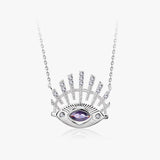 Lady Devil's Eye Zircon Necklace – Jewelry Gift Ideas — 4