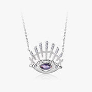 Lady Devil's Eye Zircon Necklace – Jewelry Gift Ideas — 4