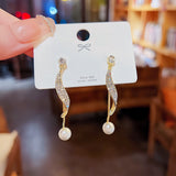 S925 Silver Needle Tassel Earrings Simple – Stylish Gifts — 5