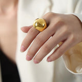 Women's Retro Titanium Steel Ring – Gifts for Her — 8
