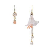 Glaze Petunia Asymmetric Earrings Retro – Surprise Gifts — 11