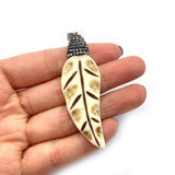 Natural Stone Resin Beef Bone Chilli Pendant – Jewelry Gift Ideas — 3