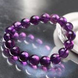 Natural Amethyst Single Loop Bracelet – Jewelry Gift Ideas — 4