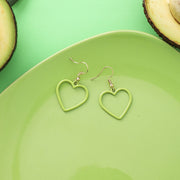 Online Influencer Pop Avocado Earrings Fresh Green – Gifts for Her — 4