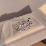 Simple Fashion Personality Trendy Zircon Double Layer – Stylish Gifts — 11