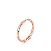 Sterling Silver Simple Couple Popular Fine Ring – Gifts for Couples — 4