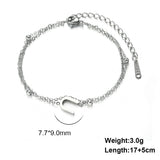 Cut Titanium Steel Double-layer Chain 26 Letters – Jewelry Gift Ideas — 10