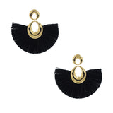 Water Drop Fan-shaped Tassel Earrings – Birthday Gifts — 5