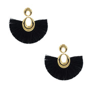 Water Drop Fan-shaped Tassel Earrings – Birthday Gifts — 5
