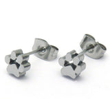 Cute Dog Paw Stainless Steel Necklace Earrings – Jewelry Gift Ideas — 2