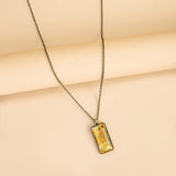 Long Pendant Winter Sweater Chain Colored Drawing – Jewelry Gift Ideas — 3