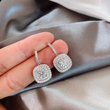 Full Diamond Micro-inlaid Earrings Light Luxury Zircon – Gift Ideas — 3