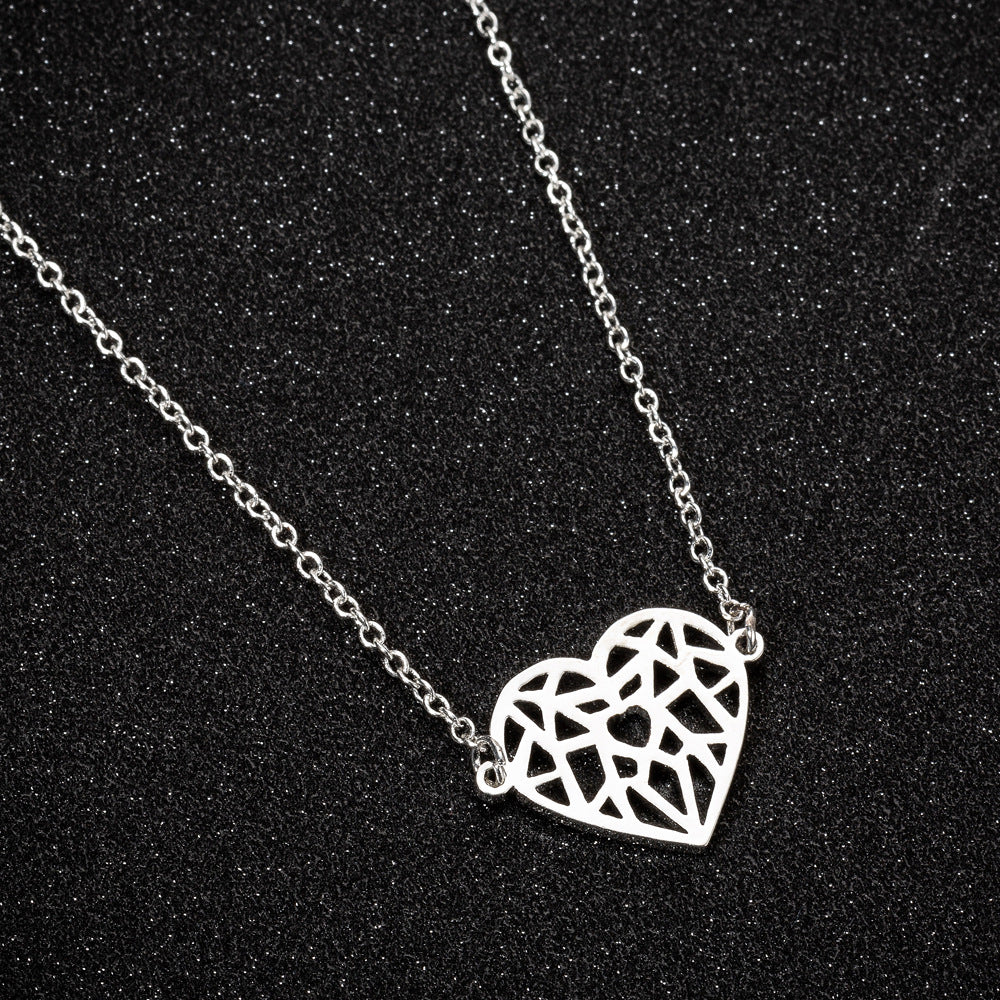 Geometric Minimalist Star Love Pendant Necklace – Jewelry Gift Ideas — 1