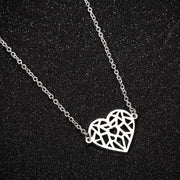 Geometric Minimalist Star Love Pendant Necklace – Jewelry Gift Ideas — 1