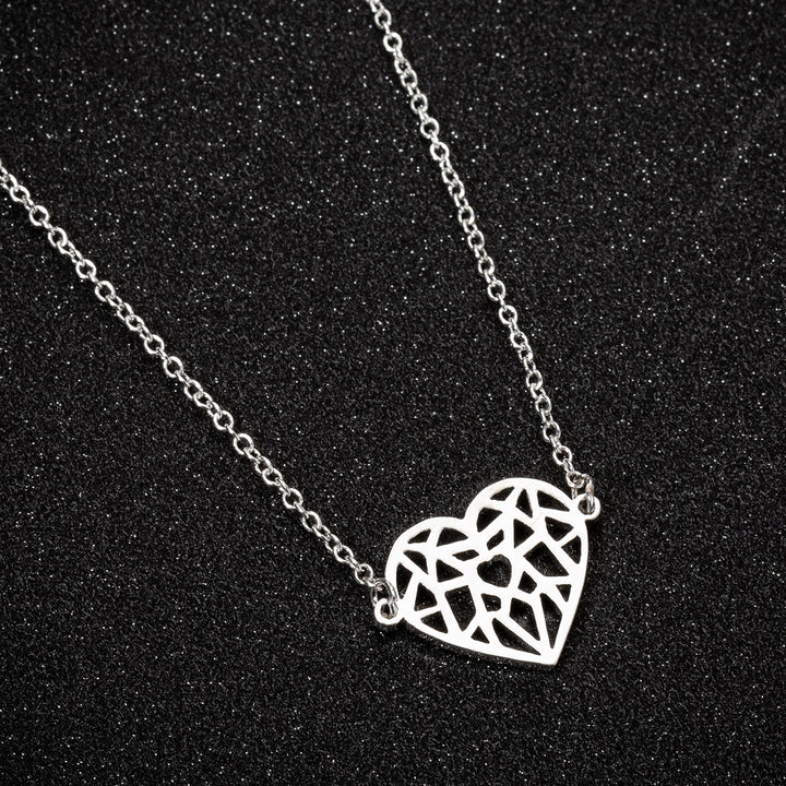 Geometric Minimalist Star Love Pendant Necklace – Jewelry Gift Ideas — 1