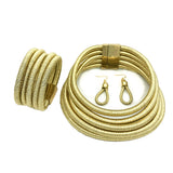 Necklace Suit Three-piece Necklace Set – Jewelry Gift Ideas — 4
