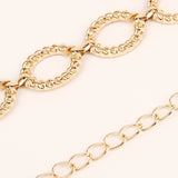 Waist Chain Women Senior Sense Circle Wavy Metal Chain – Stylish Gifts — 19