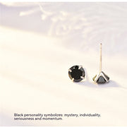 Silver S925 Sterling Silver Classic Four-claw Stud – Birthday Gifts — 10
