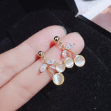 Cat's Eye Earrings Drop Female Earrings Studs All – Stylish Gifts — 1